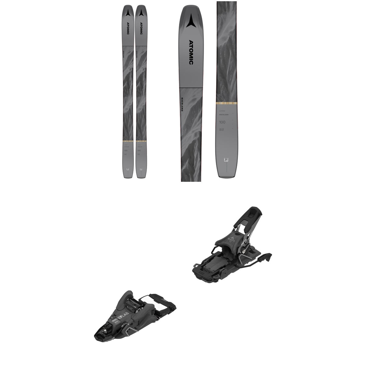 Atomic Backland 100 Skis + Salomon S/Lab Shift MNC 13 Alpine Touring Ski Bindings 2022