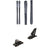 Blizzard Black Pearl 82 Skis - Women's + Marker Squire 11 ID Ski Bindings 2022