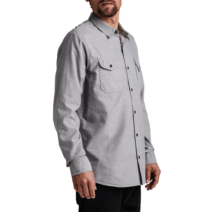 Roark Well Worn Long-Sleeve Shirt - Men's Smoke