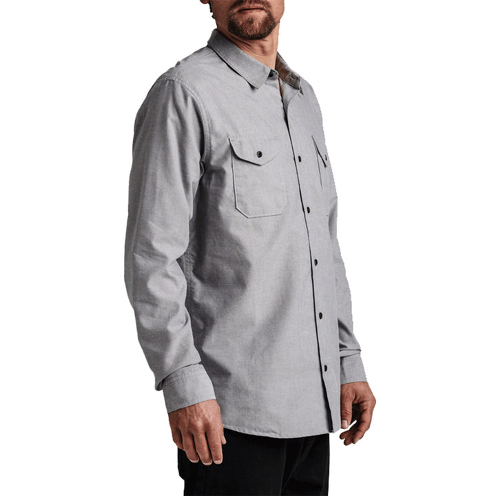 Roark Well Worn Long-Sleeve Shirt - Men's Smoke