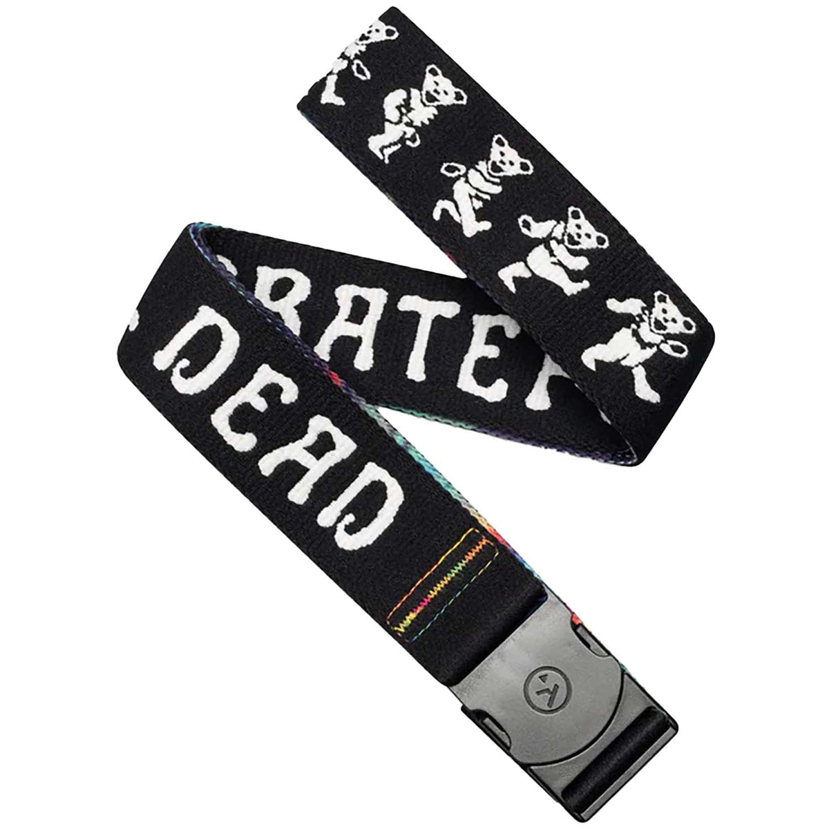 Arcade Grateful Dead Dancing Bears Belt Black