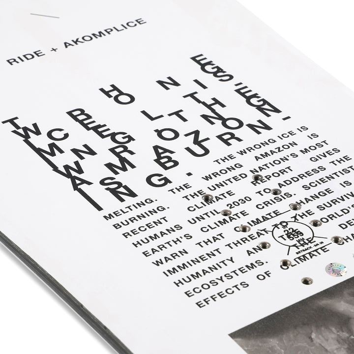 Ride Psychocandy x Akomplice Snowboard 2022