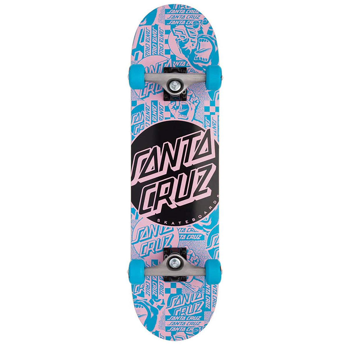 Santa Cruz Flier Dot Full 8.0 Skateboard Complete