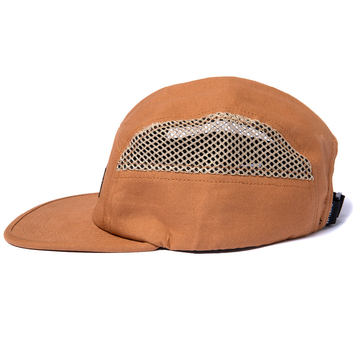 The Quiet Life Photographer Mesh 5 Panel Camper Hat Tan
