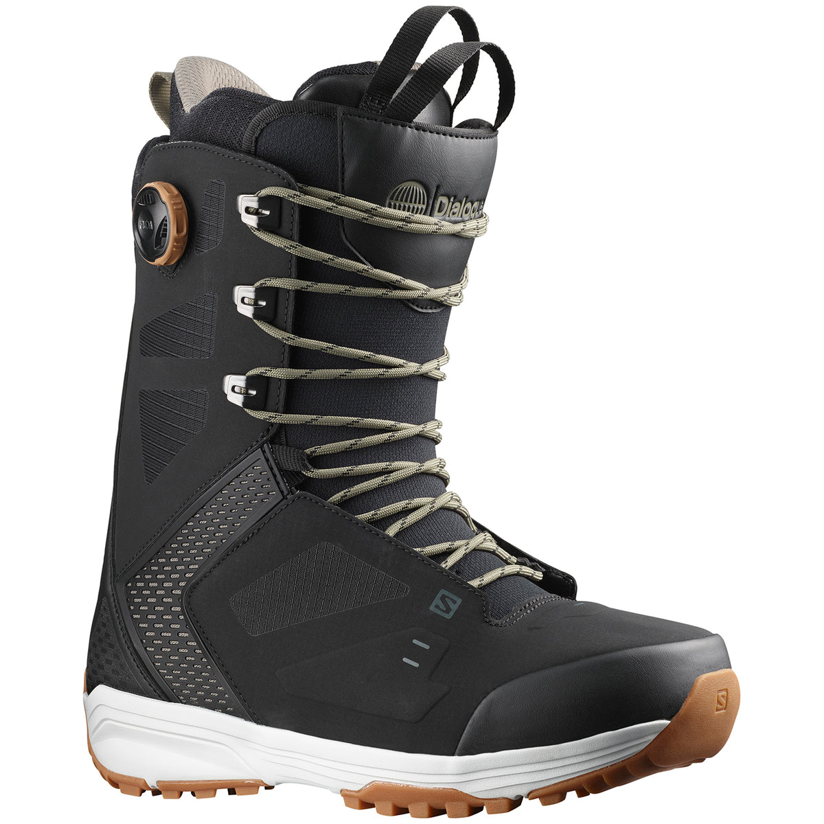 Salomon Dialogue Lace SJ Boa Snowboard Boots 2023 Black