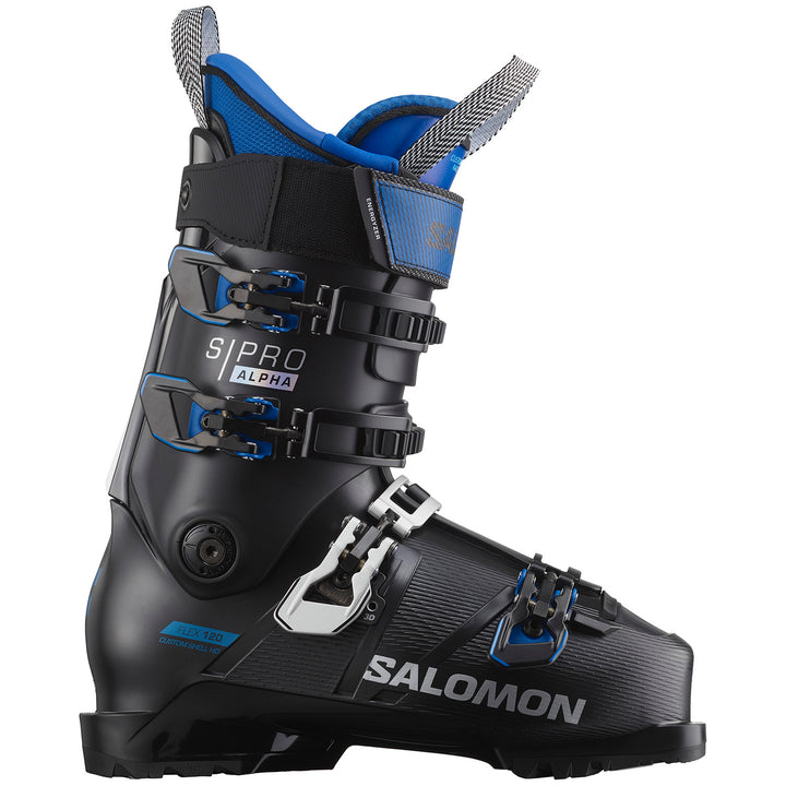 Salomon S/Pro Alpha 120 EL Ski Boots 2023 Black/Race Blue