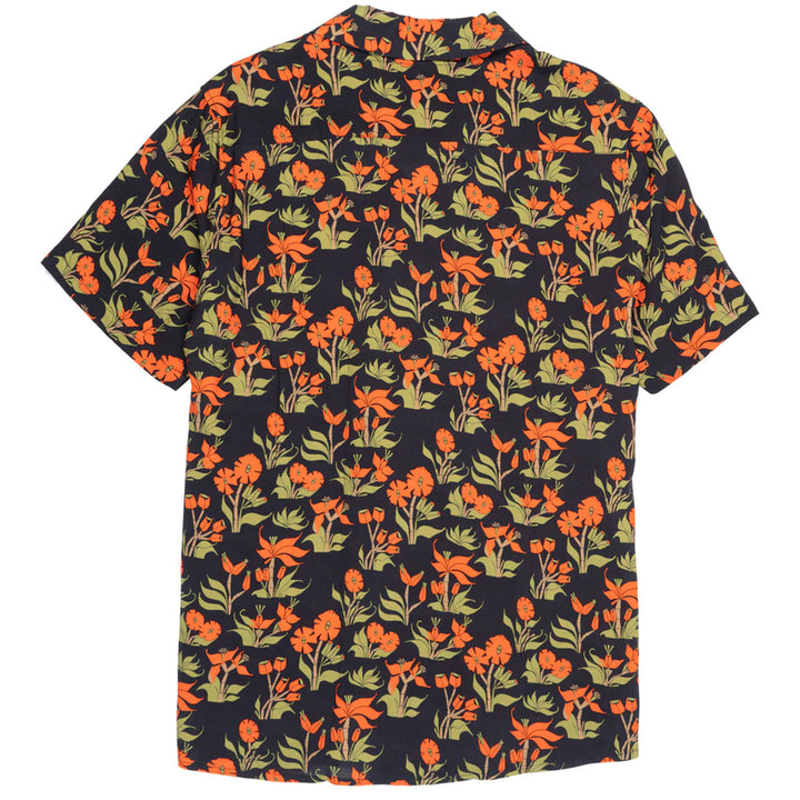 Poler Aloha Shirt - Men's Orchid Floral Black