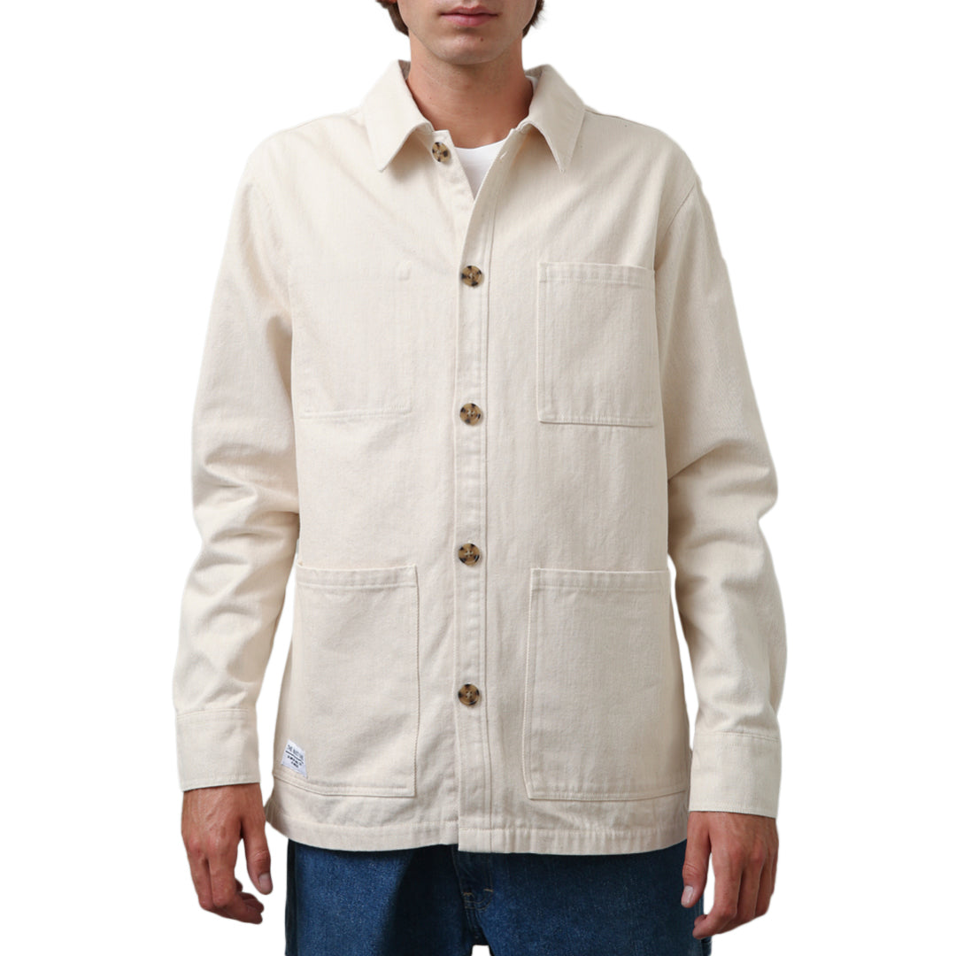 The Quiet Life Carlos Painter Work Jacket - Men's White