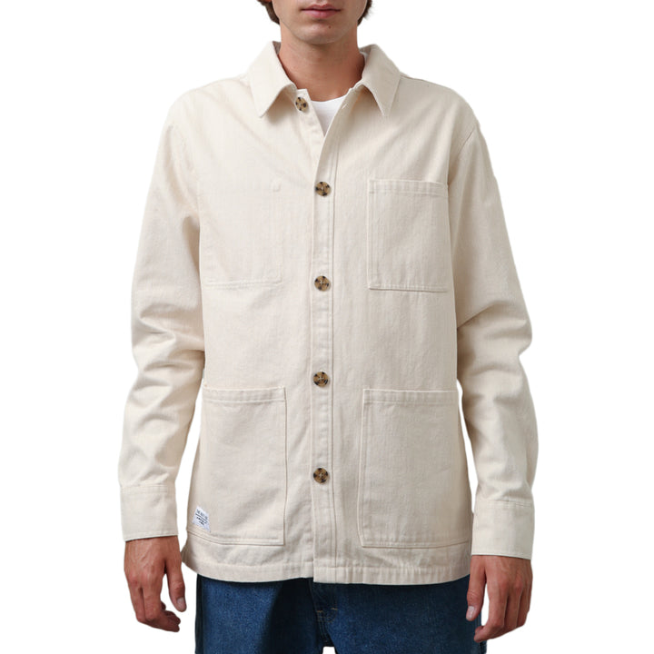 The Quiet Life Carlos Painter Work Jacket - Men's White