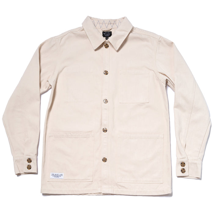 The Quiet Life Carlos Painter Work Jacket - Men's White