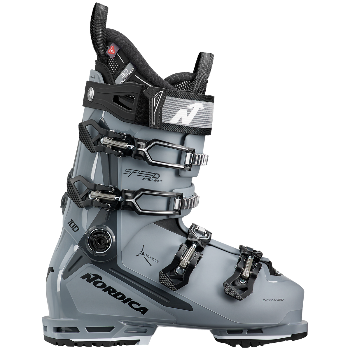 Nordica Speedmachine 3 100 Ski Boots 2024 Anthracite/Black/White