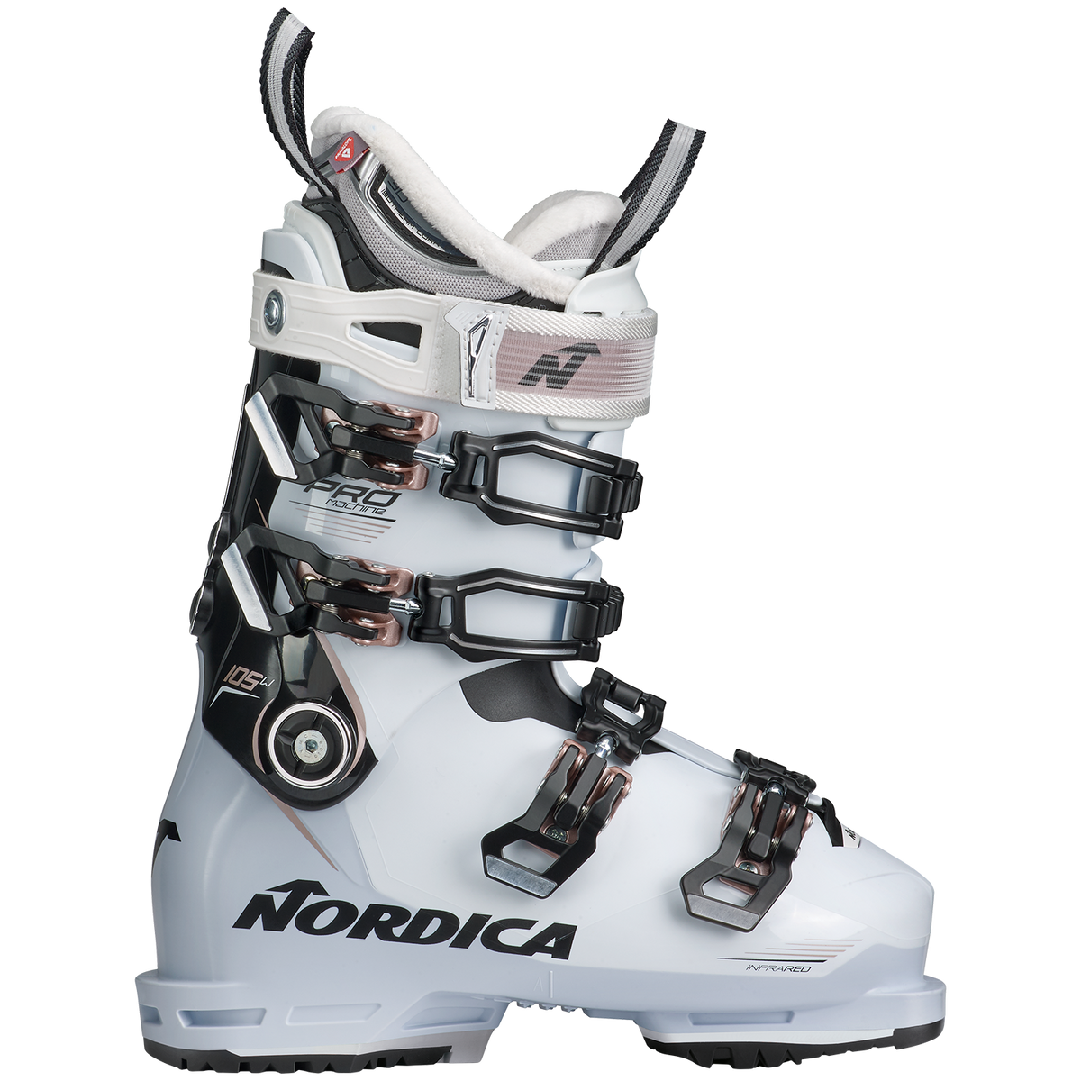 Nordica Promachine 105 Ski Boots - Women's 2023 White/Black/Pink