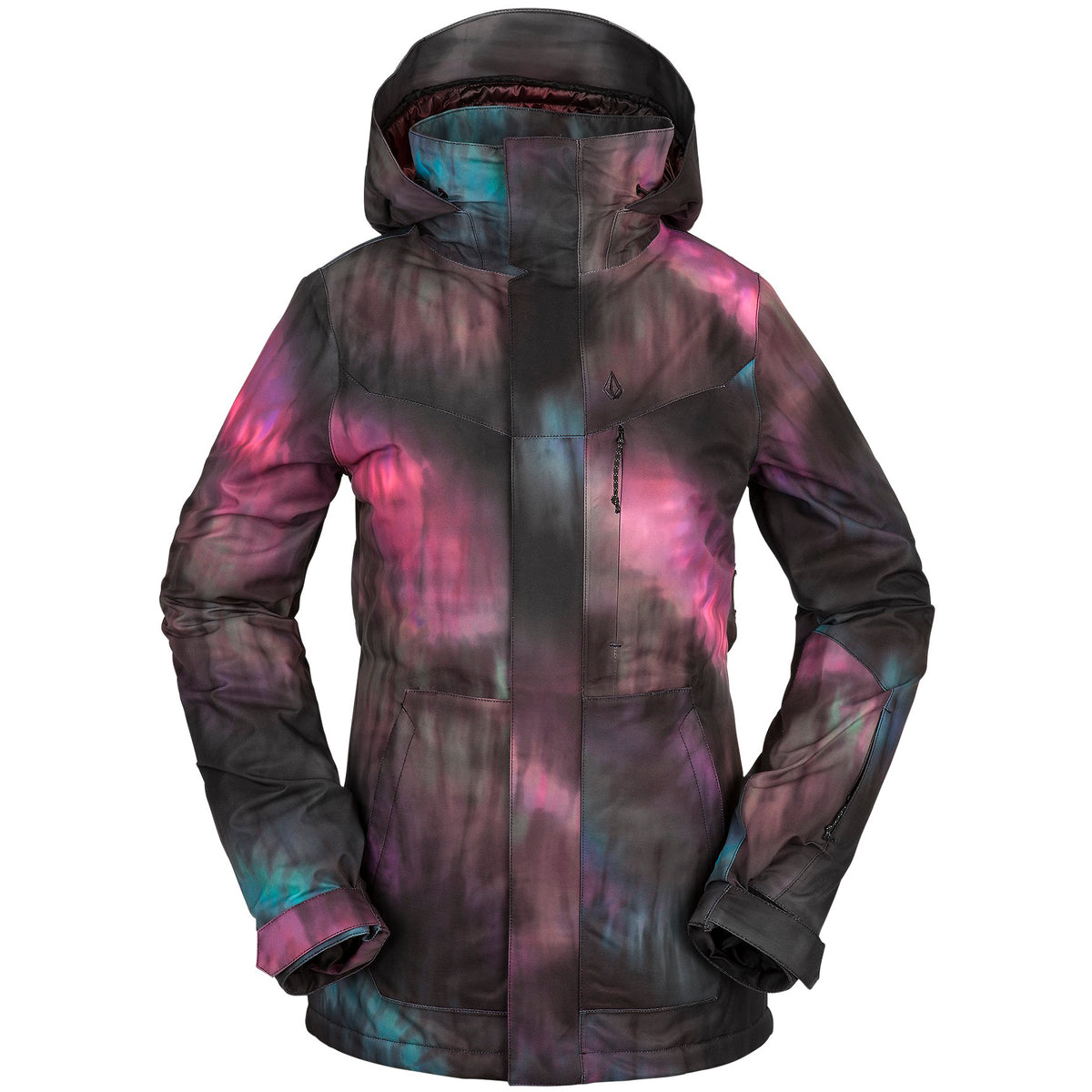 Volcom Pine 2L TDS Jacket - Women's Blue Tie-Dye