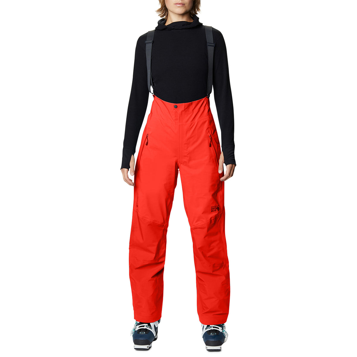 Mountain Hardwear High Exposure GORE-TEX C-Knit Tall Bibs - Women's Sweet Chili