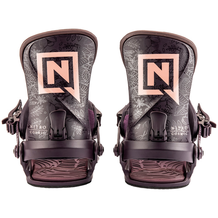 Nitro Cosmic Snowboard Bindings - Women's 2023 Plum Vines