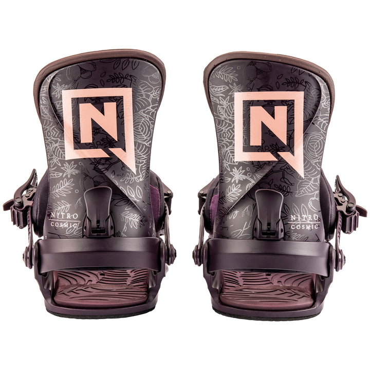 Nitro Cosmic Snowboard Bindings - Women's 2023 Plum Vines