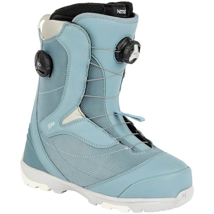 Nitro Cypress Dual Boa Snowboard Boots - Women's 2023 Blue/Grey