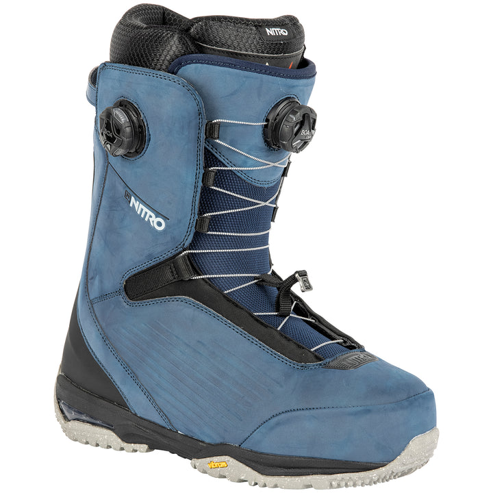 Nitro Chase Dual Boa Snowboard Boots 2024 Blue Steel