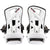 Nitro Staxx Snowboard Bindings 2025 White