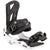 Nitro Staxx Snowboard Bindings 2025 White
