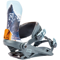 Nitro One Snowboard Bindings 2023 Nice View::Nice View
