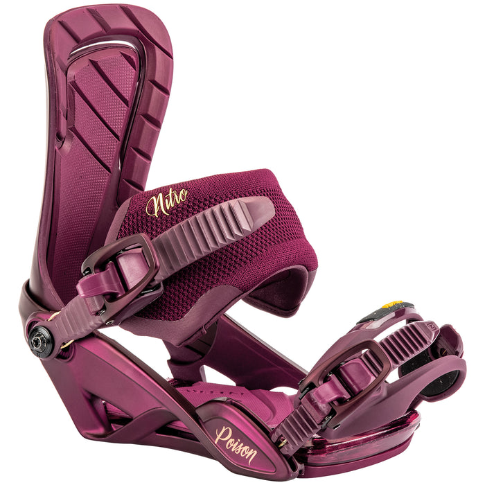 Nitro Poison Snowboard Bindings - Women's 2025 Wine