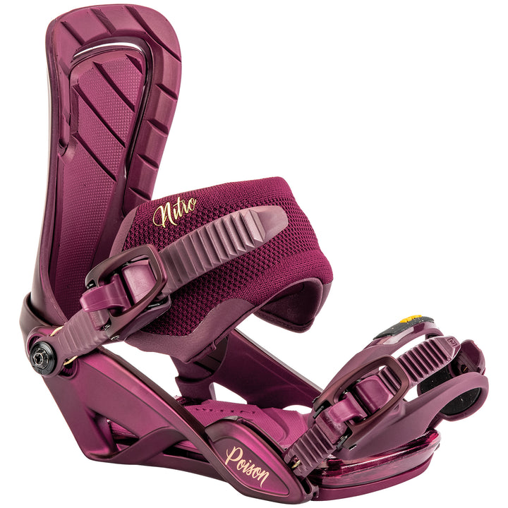 Nitro Poison Snowboard Bindings - Women's 2025 Wine