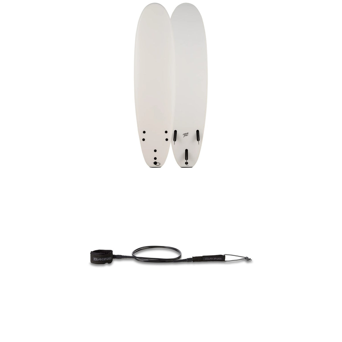 Catch Surf Blank Series 7'0" Log Surfboard + Dakine Kainui Team 7' Leash
