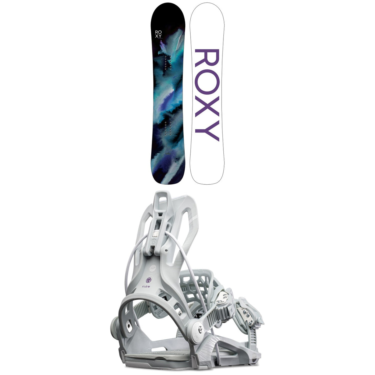 Roxy Breeze Snowboard + Flow Mayon Snowboard Bindings - Women's 2022