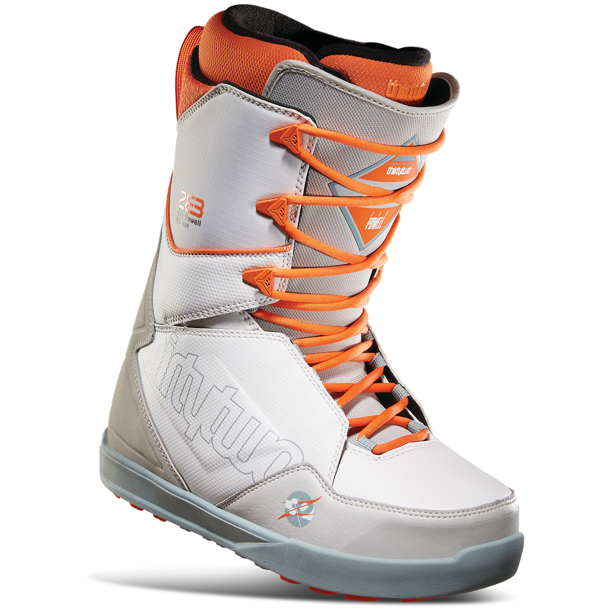 thirtytwo Lashed Powell Snowboard Boots 2023 Grey/White/Orange