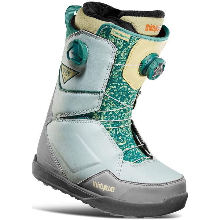 thirtytwo Lashed Double Boa Melancon Snowboard Boots - Women's 2023 Grey/Green