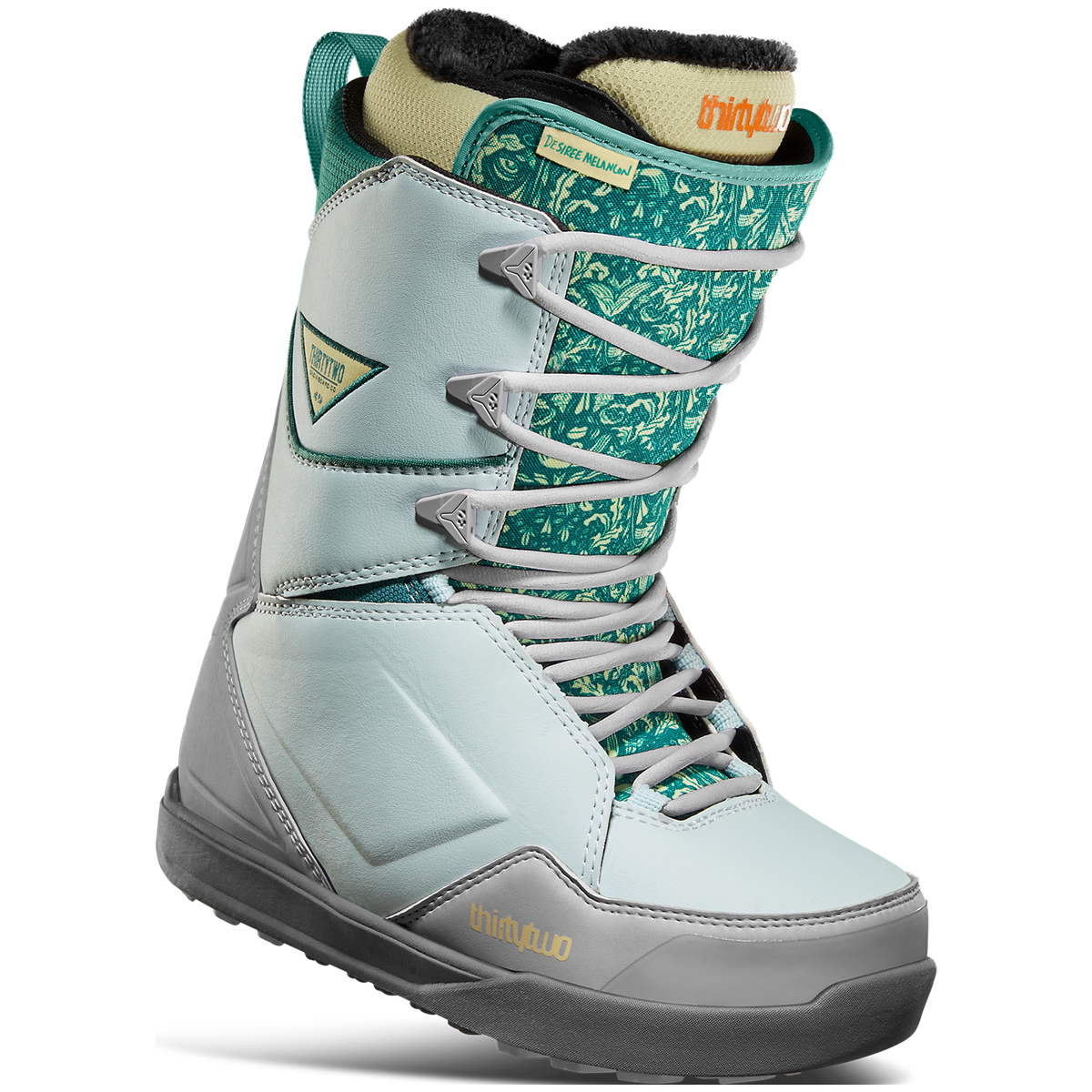 thirtytwo Lashed Melancon Snowboard Boots - Women's 2023 Grey/Green