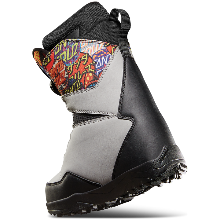 thirtytwo Youth Lashed Boa Santa Cruz Snowboard Boots - Kids' 2023 Grey/Black