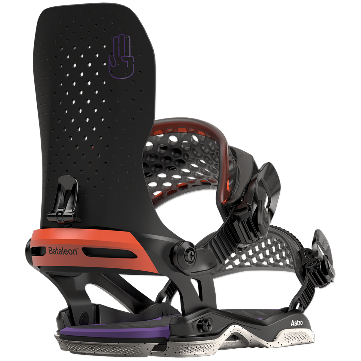 Bataleon Astro Asymwrap Snowboard Bindings 2023 Orange