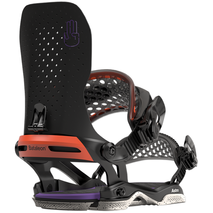 Bataleon Astro Asymwrap Snowboard Bindings 2023 Orange