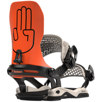 Bataleon Blaster Asymwrap Snowboard Bindings 2023 Orange::Orange