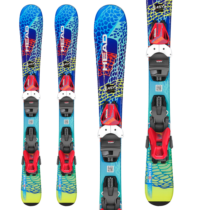 Head Monster Easy Skis + JRS 4.5 GW Bindings - Toddlers' 2024