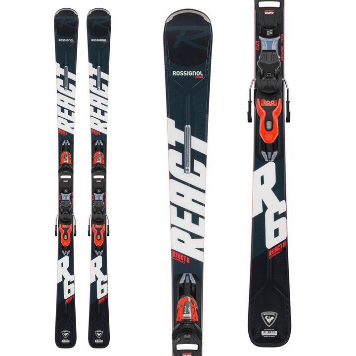 Rossignol React 6 Compact Skis + Xpress 11 GW Bindings 2022