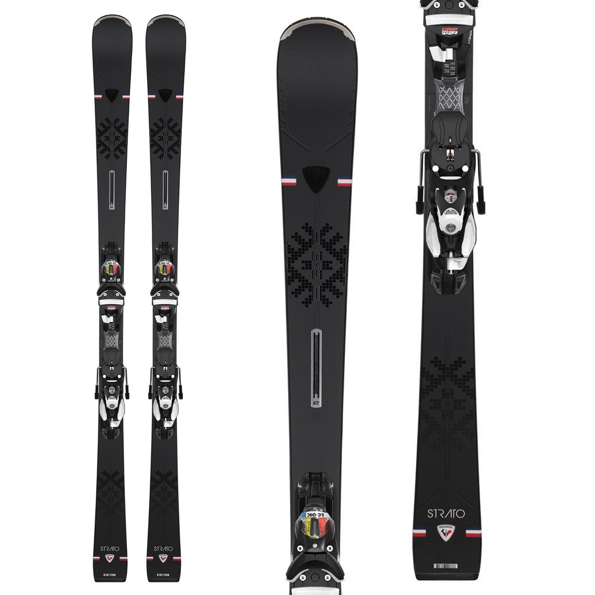 Rossignol Strato Black Edition Skis + Konect SPX 12 GW Bindings 2021