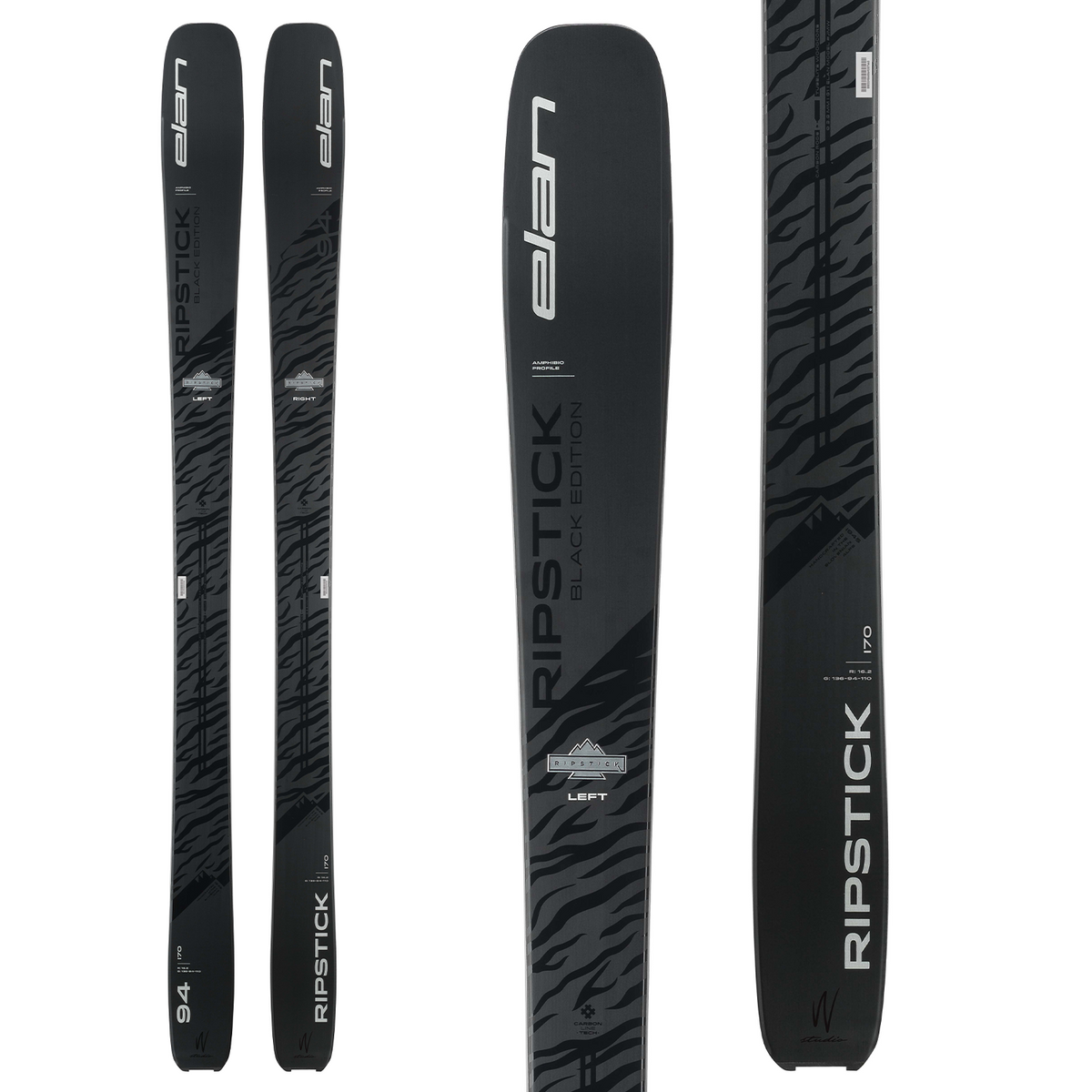 Elan Ripstick 94 Black Edition Skis - Women's 2024