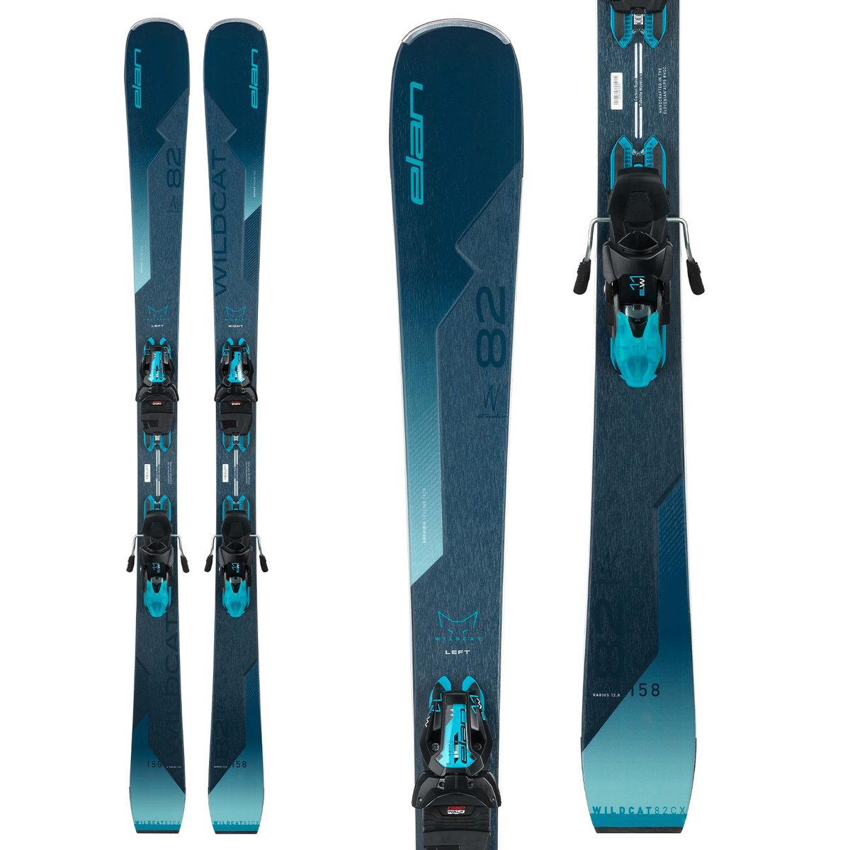 Elan Wildcat 82 CX Skis + PS ELW 11.0 Bindings - Women's 2024