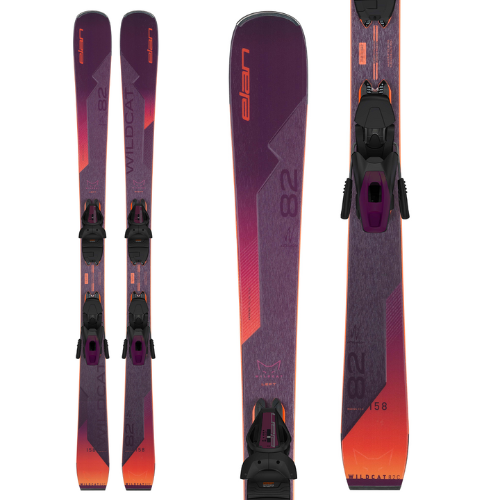 Elan Wildcat 82 C Skis + PS ELW 9.0 Bindings - Women's 2024