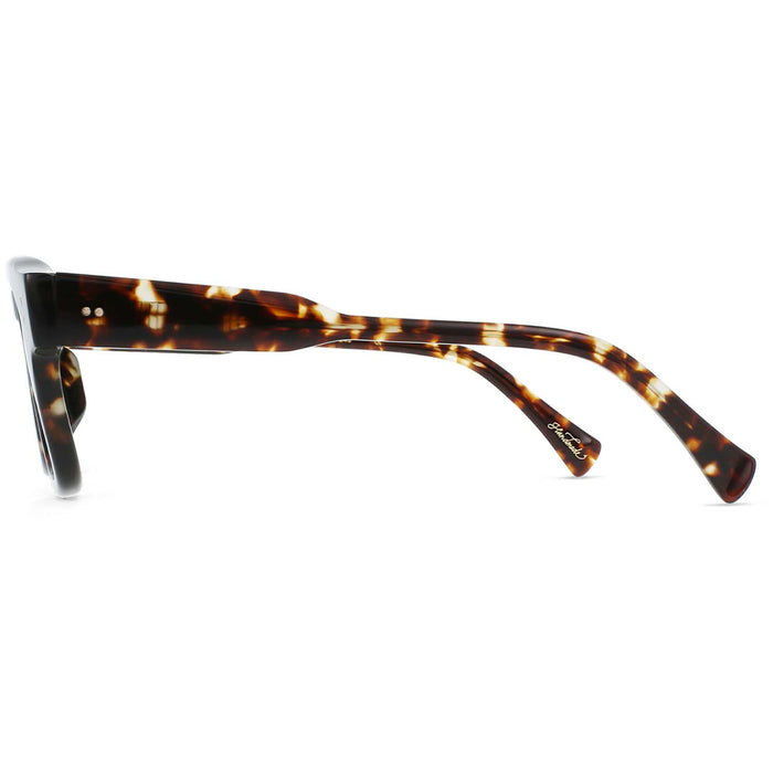 RAEN Rece Sunglasses Brindle Tortoise / Green Polarized