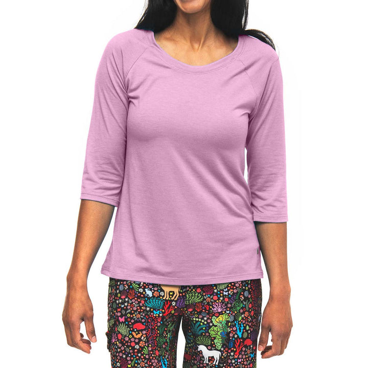 Shredly 3/4 Raglan - Women's Wisteria