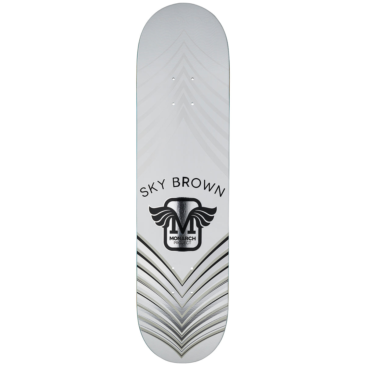 Monarch Project Sky Horus R7 Silver 8.0 Skateboard Deck
