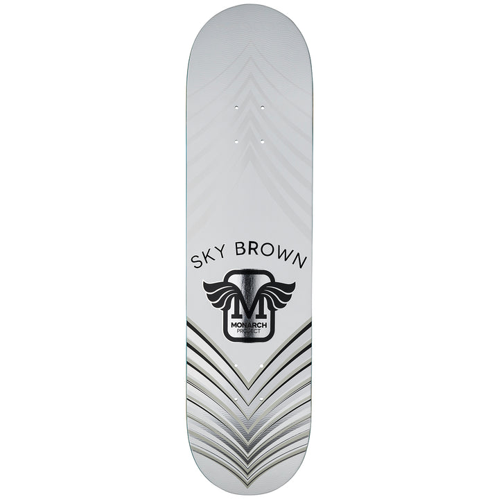 Monarch Project Sky Horus R7 Silver 8.0 Skateboard Deck