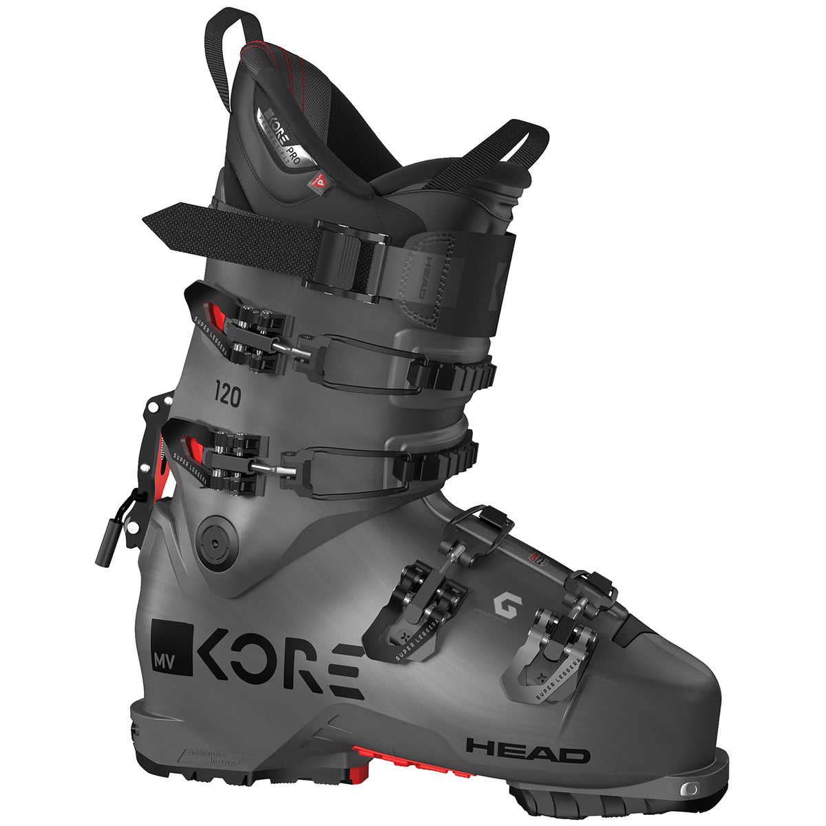 Head Kore 120 GW Ski Boots 2023 Anthracite/Red