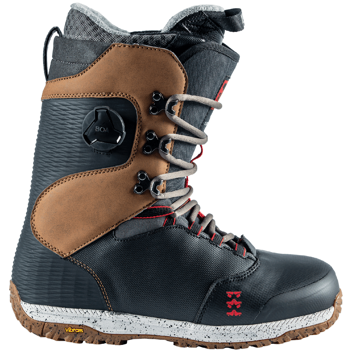 Rome Libertine Hybrid Boa Snowboard Boots 2023 Brown