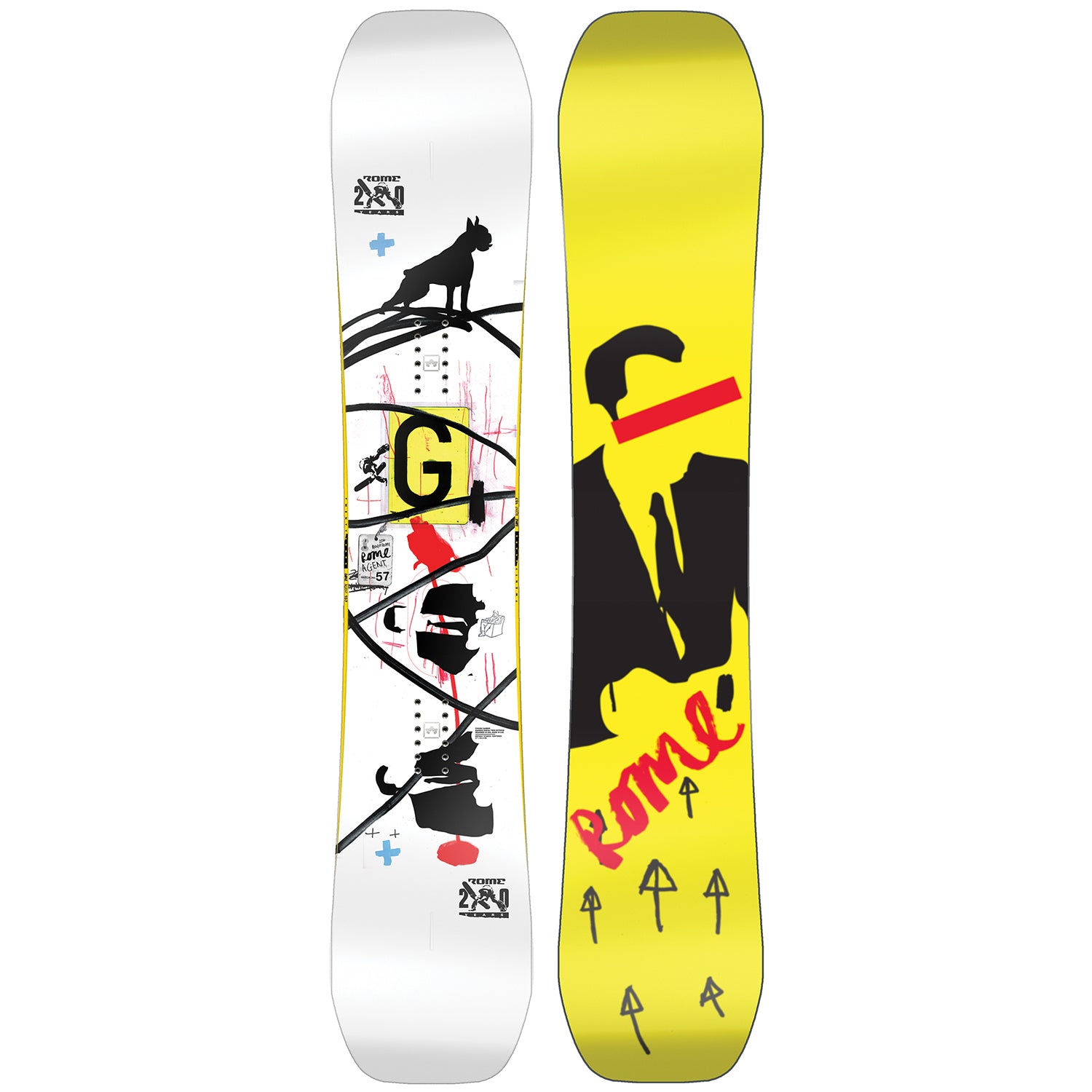 Rome Agent 20th Anniversary LE Snowboard 2023 – evo