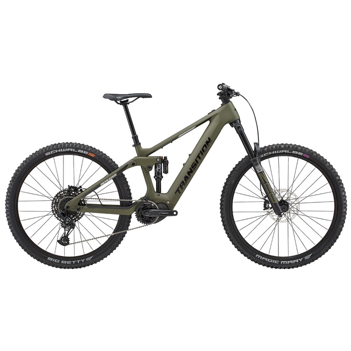 Transition Repeater Carbon NX E-Mountain Bike 2022 Mossy Green